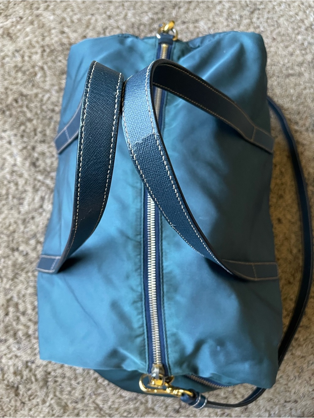 Prada Nylon Green Crossbody bag - Picture 6 of 16